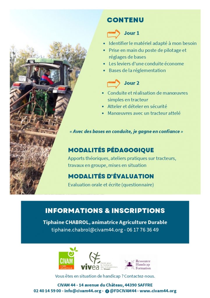 conduite d'engins agricole 2