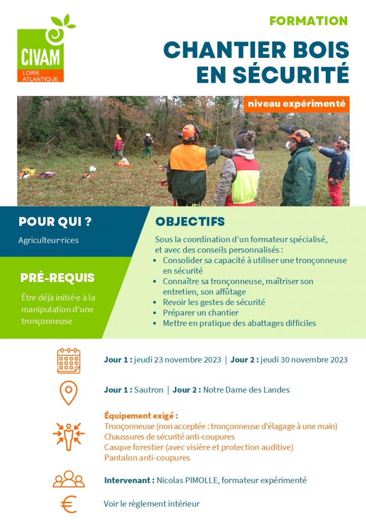 Chantier bois en sécurité 1