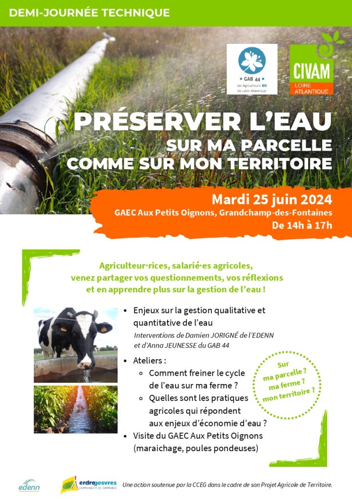 Préserver l'eau, sur ma parcelle comme sur mon territoire 1