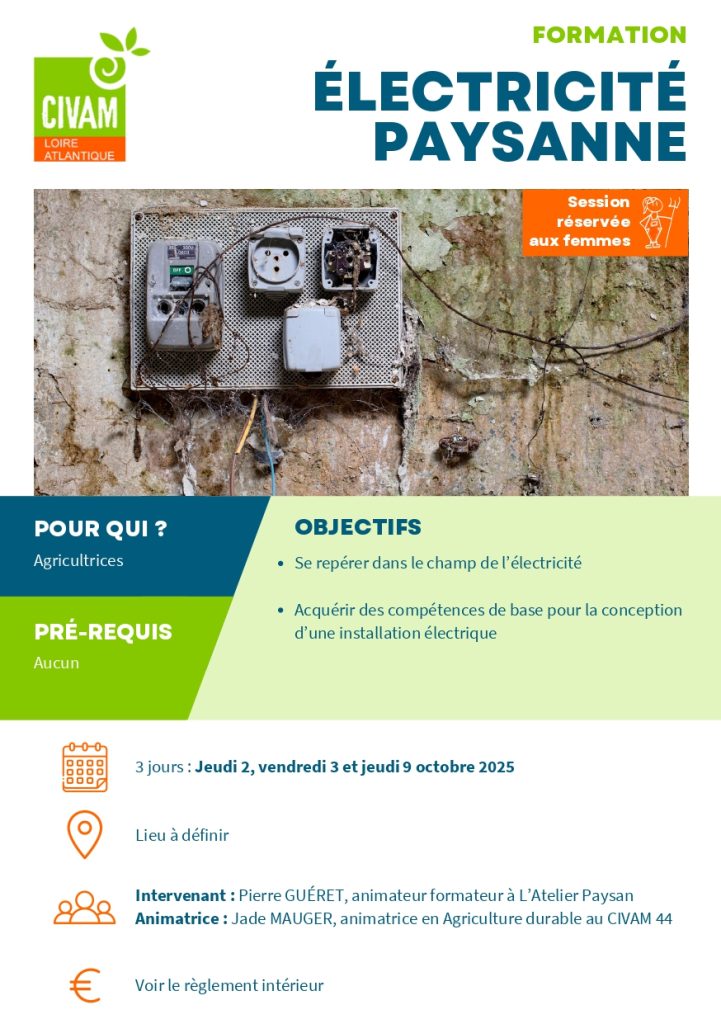 Électricité paysanne 1
