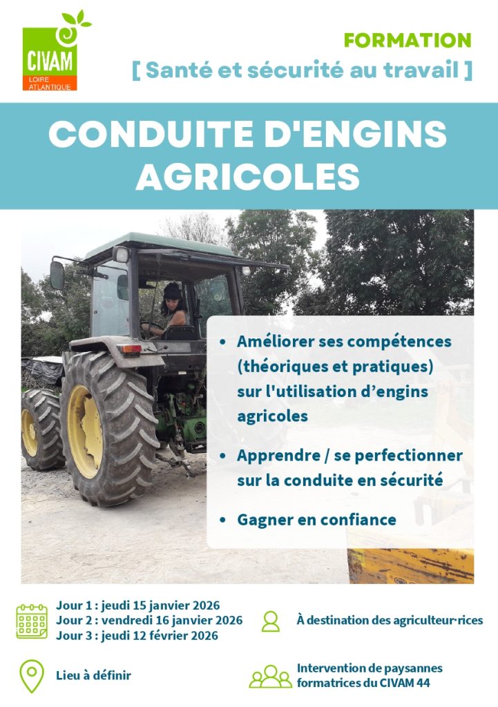 Conduite d'engins agricoles 1