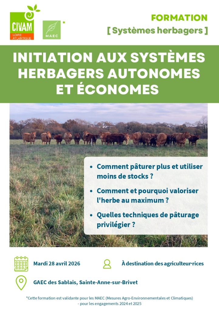 Initiation aux systèmes herbagers autonomes et économes 1