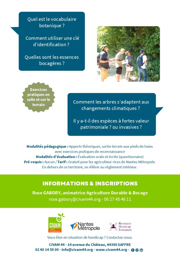 Identification des arbres et arbustes du bocage 2