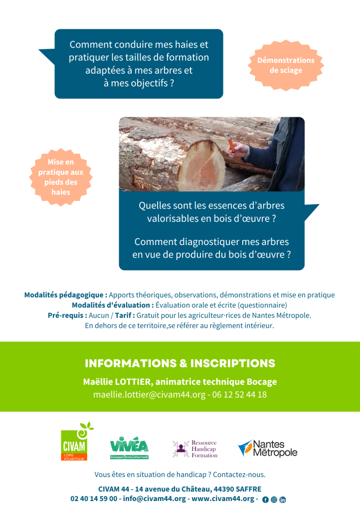 Conduire et valoriser ses haies bocagères en bois d’œuvre 2